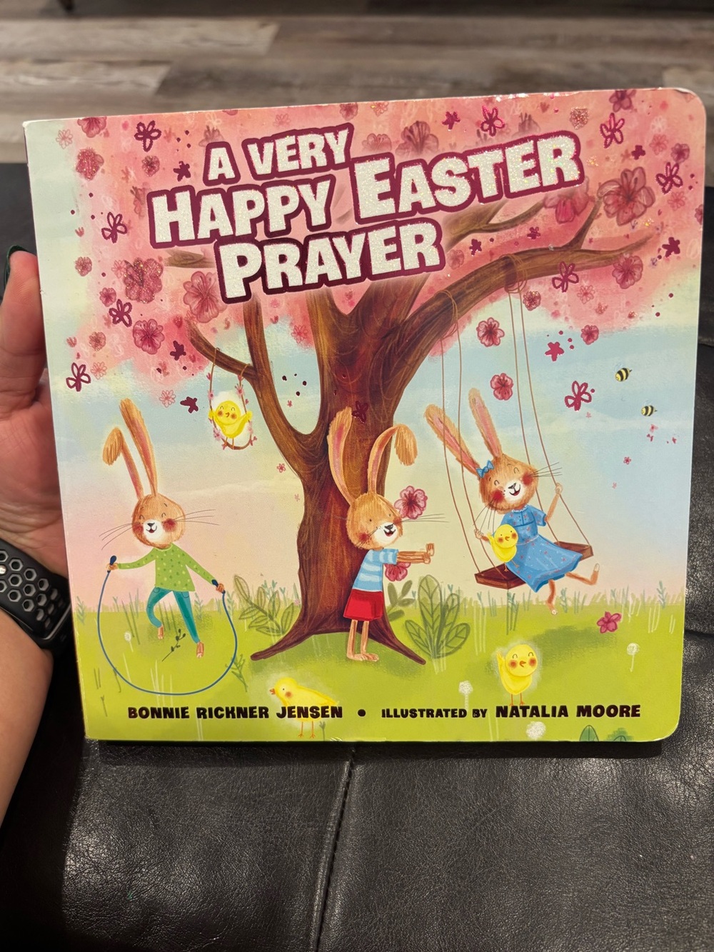 A Very Happy Easter Prayer Board Book - Cute Pastel Bunny Cover